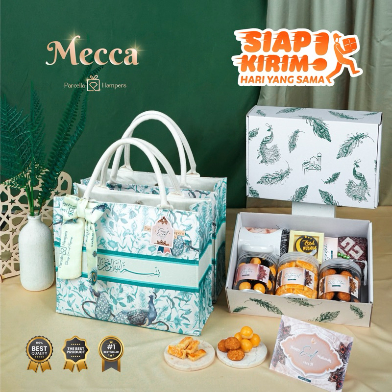 

MECCA SET PARCEL LEBARAN MECCA BAG TAS HAMPERS IDUL FITRI GOODIE BAG READY STOK SIAP KIRIM