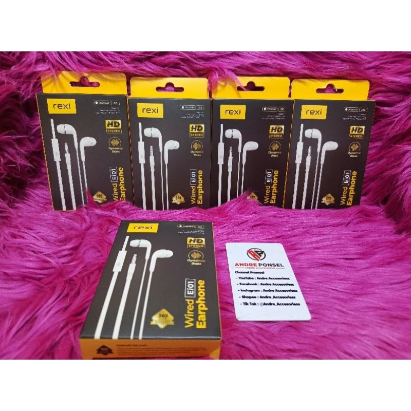 Rexi Earphone Ei01 Bisa Untuk Android Dan IOS