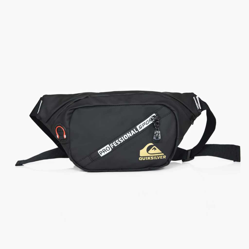 TAS SELEMPANG PRIA TERBARU WAISTBAG WATERPROOF QUIKSILVER
