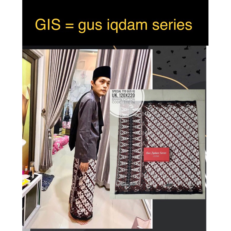 (READY) Sarung Gus iqdam series kode GIS special Gus iqdam original