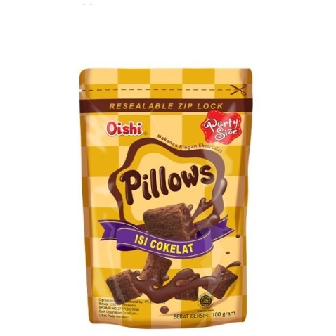 

oishi pillows cokelat 100gr - oishi pillow cokelat