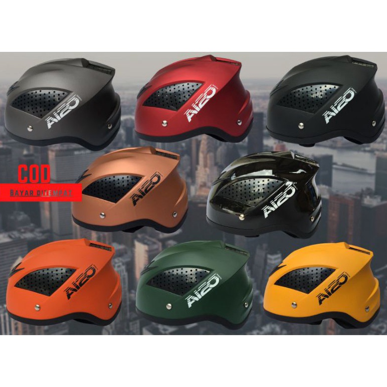 Chekout HELM SEPEDA LIPAT SELI MINION HELM SEPEDA GUNUNG POLOS DEWASA MURAH TERLARIS AIZO BEST SELLE