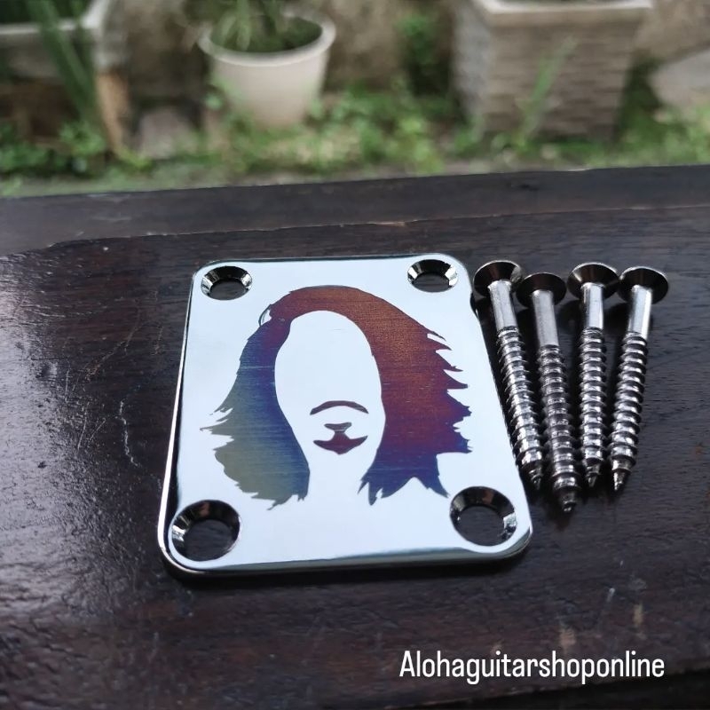 Custom Engraving Neckplate Suhr Mateus Asato