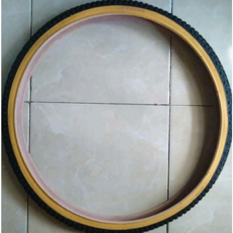 Terbaru ban luar sepeda 26x175 swallow hitam kuning untuk mtb mini