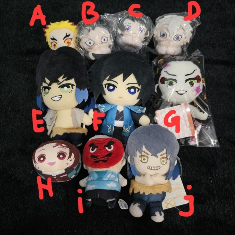 nuigurumi plush kimetsu no yaiba hugchara mameito tomonui daki tanjiro dkk