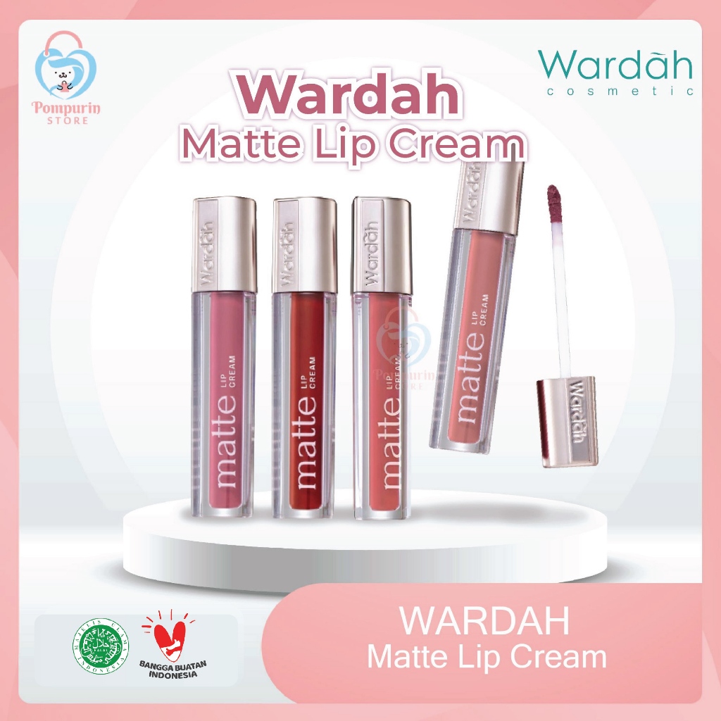 Wardah Matte Lip Cream - Wardah Exclusive Matte Lip Cream Lip Matte Wardah