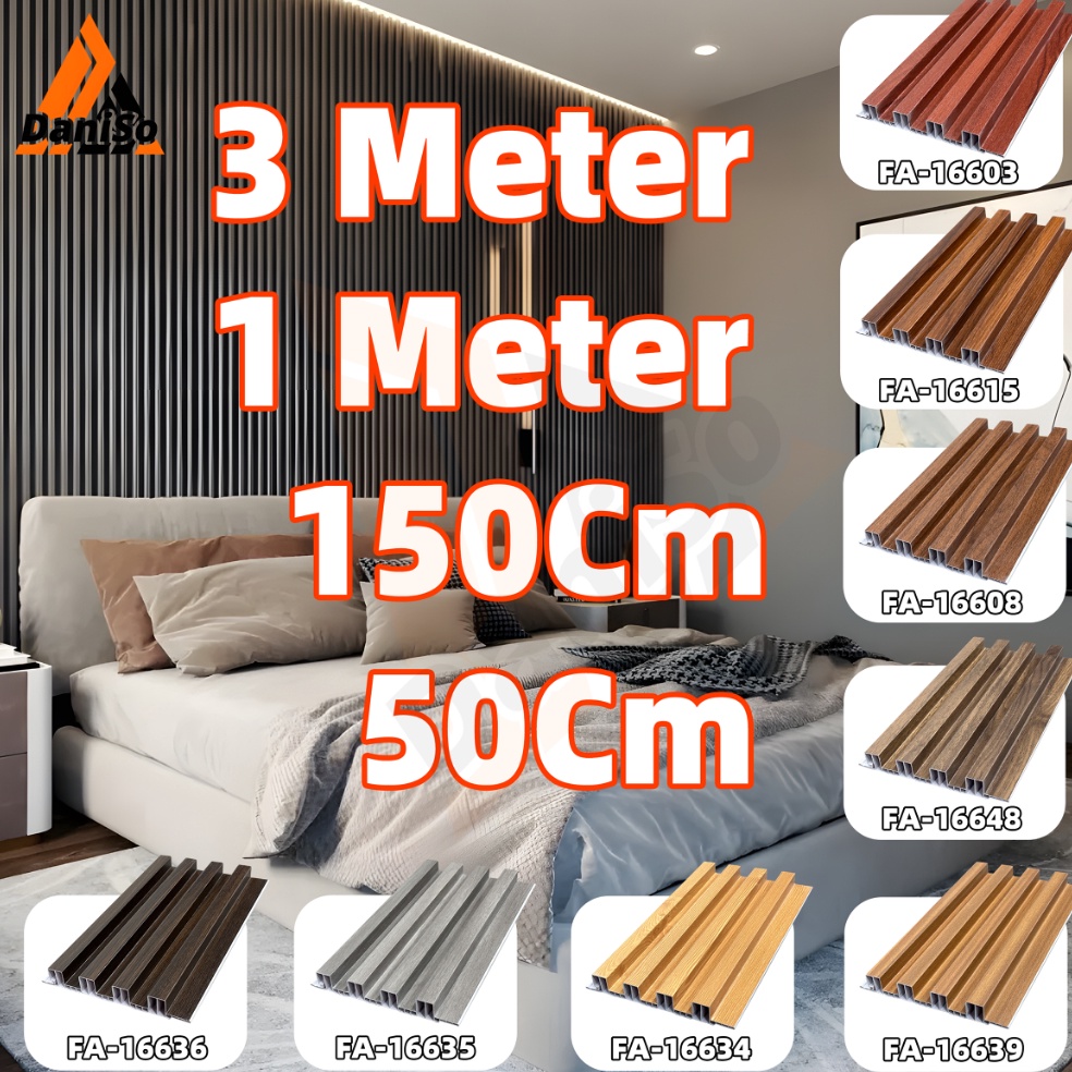 LANGSUNG ORDER 3 Meter  Wpc Wall Panel  Wpc Wall Panel  Upvc Wall Panel  Wpc Wood Panel3d Wood Panel