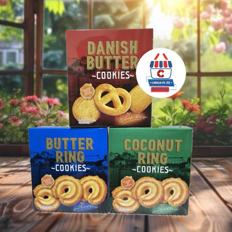

[PREMIUM] Ever Delicious Butter Cookies Ring Cookies - Kukis Rasa Mentega - Kukis Rasa Kelapa 95g