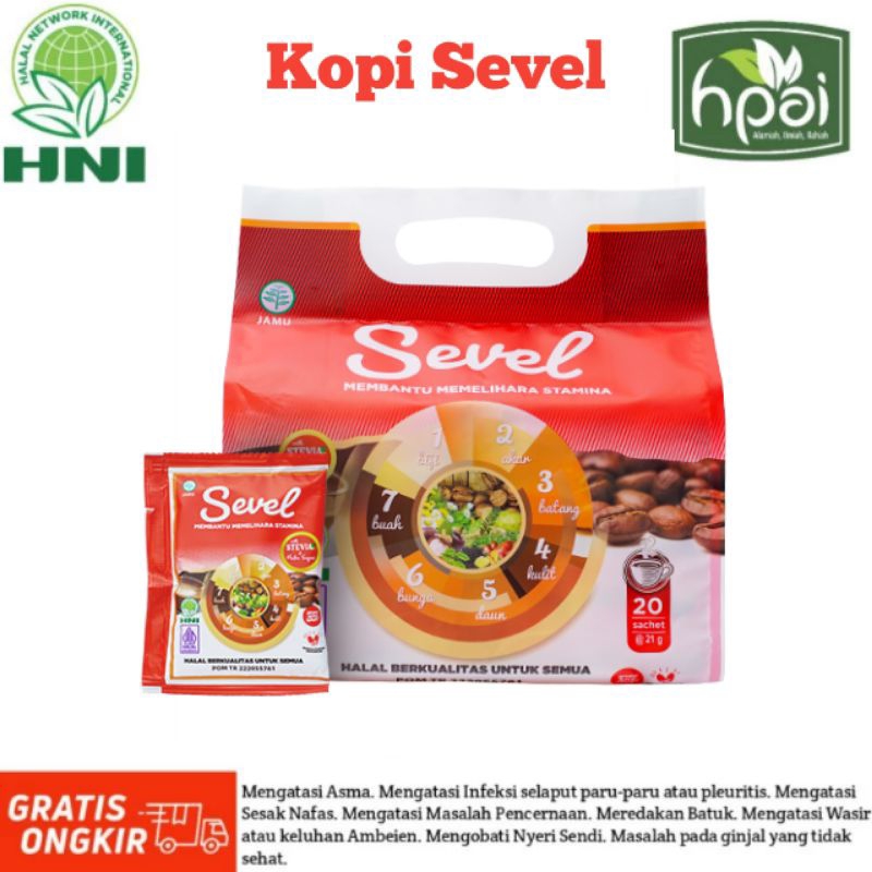 

(Bisa COD) Kopi Sevel Kopi Herbal (HPAI)