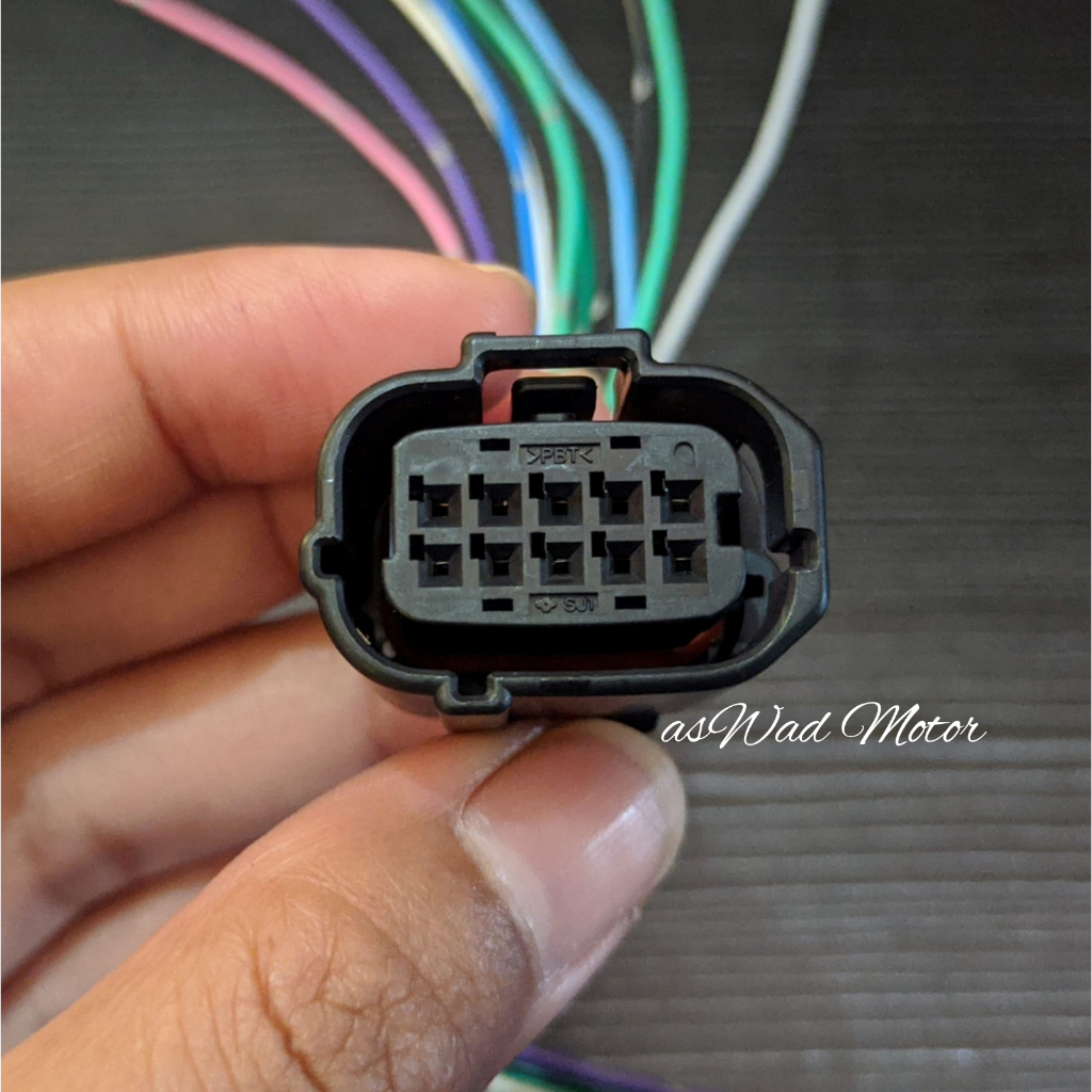 1PCS SOCKET MODUL SCU PIN 10 HONDA BEAT NEW BEAT STREET SCOOPY GENIO MODUL ANSWER SOCKET REMOT KEYLE