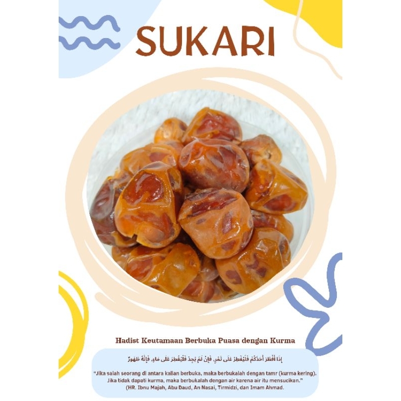 

Kurma Sukari Kemasan 500 gram & 1 kg