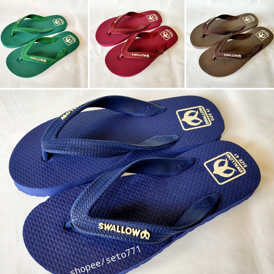 Beli Dong Swallow BESAR Legian 39 4 41 42 43 Sandal Japit Swallow Sendal Jepit Cowok Pria Karet Kuat