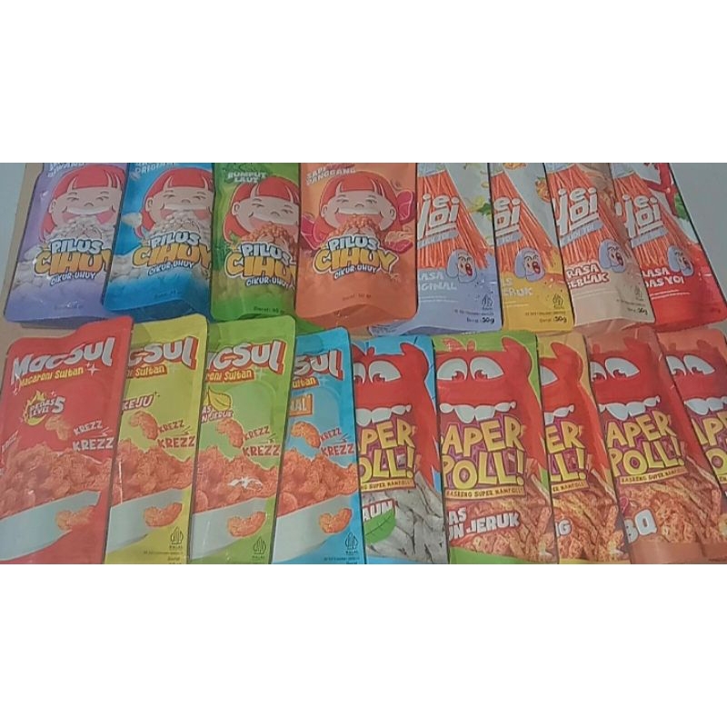 

PAKET CEKELIN 5 PCS BISA MIX RASA DAN VARIAN (TULIS VARIAN DAN RASA DI CATATAN)