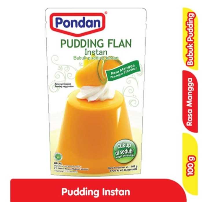 

Promo Habiskan Stok ED Juni 2026 Pondan Pudding Mix Manggo Flavour 100g Pondan Pudding Mix 100gram