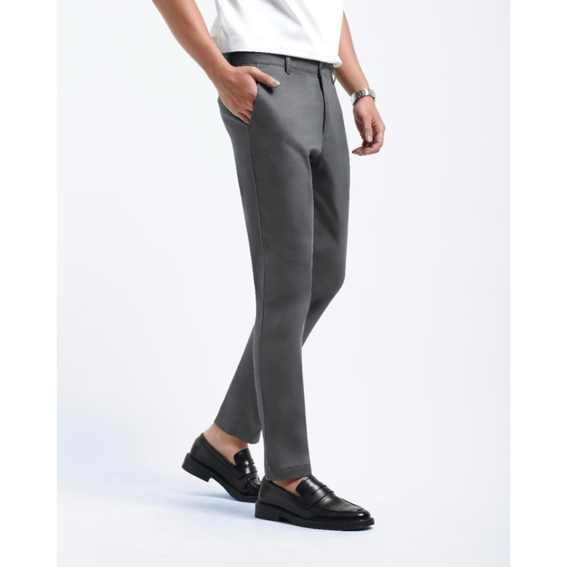 Vagary Cotton Pants Grey Heymale ukuran 29