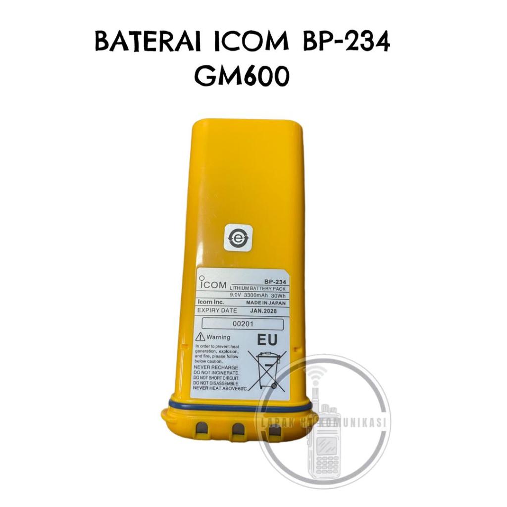 Baterai ICOM BP-234 Batre BP234 Emergency GM-1600 bp 234 HT GM1600 HT