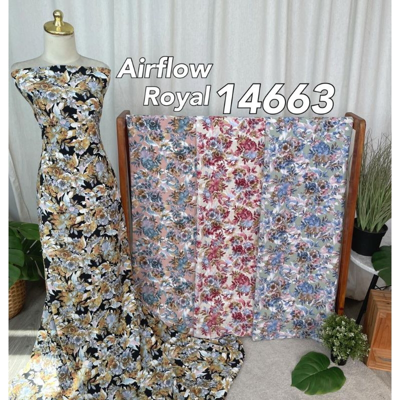 Kain Crinkle Airflow Motif Premiun per 0,5M Crinkle Motif 14663