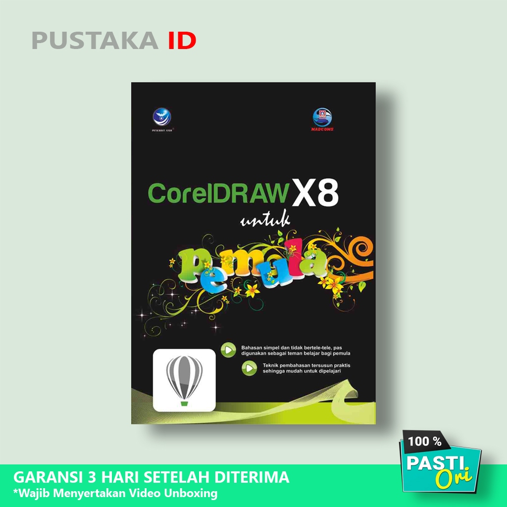 Buku Coreldraw X8 Untuk Pemula - Original