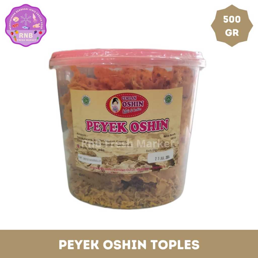 

Peyek Oshin Toples 500 Gram