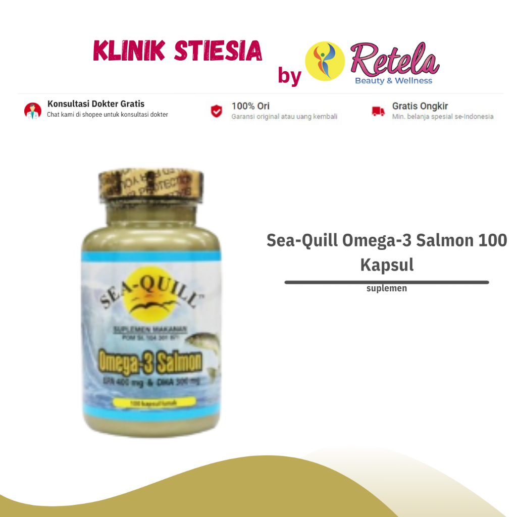 Sea Quill Omega 3 Salmon 100