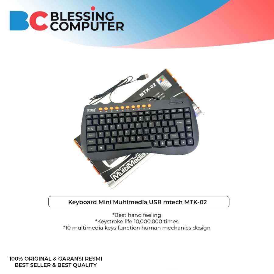 Keyboard Mini Multimedia USB mtech MTK-02