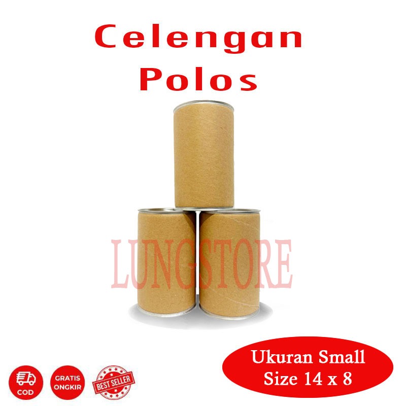 CELENGAN KALENG POLOS UK 14 X 8 CM TANPA STICKER KOMPOSIT CELENGAN SOUVENIR CELENGAN VIRAL TIKTOK TA