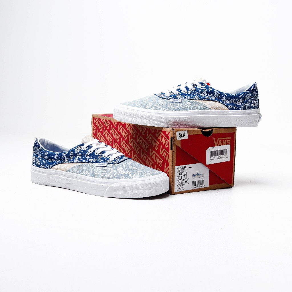 (VLTAVN) Sepatu Vans Era Denim Blue Bandana