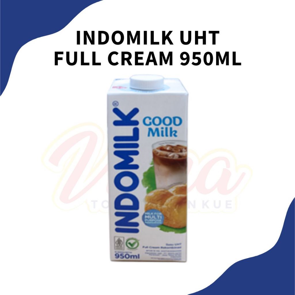 

Indomilk Susu UHT Full Cream 950ml / Good Milk Indomilk Plain Food Service