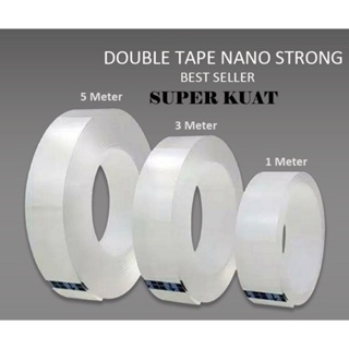 

TMPKU Double Tape Gel Isolasi Bening 2 Sisi Anti Air Ukuran 500cm