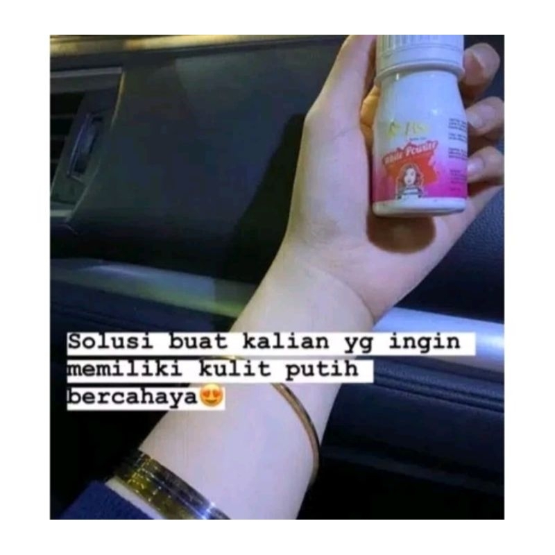 SERBUK PEMUTIH BIBIT INFUS WHITE POWDER BPOM by BSI, ORIGINAL Pemutih badan Campuran henbodi mengata