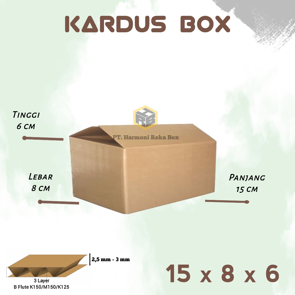 

kardus packing/box kecil polos ukuran 15x8x6 cm