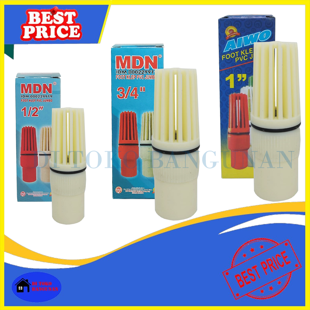 Foot Klep Jumbo 3/4" 1/2" 1" Saringan Pompa Air Footklep Jumbo