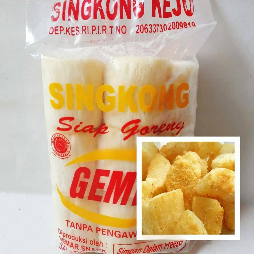 

Singkong Keju Merk Gempi Frozen Siap Goreng Sinju