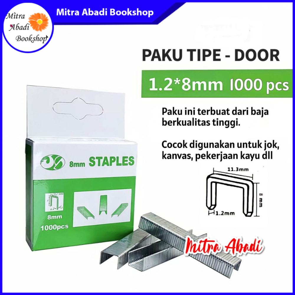 

Refill Isi Staples / Stapler Gun Tacker Tembak 3 IN 1 SERBAGUNA