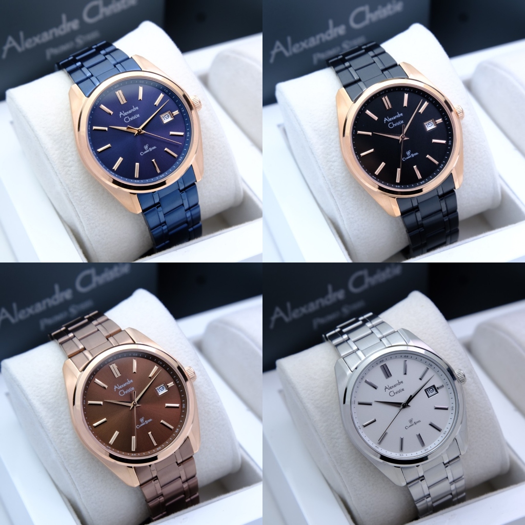 JAM TANGAN PRIA ALEXANDRE CHRISTIE AC 8660 AC8660 MDB ORIGINAL TERBARU