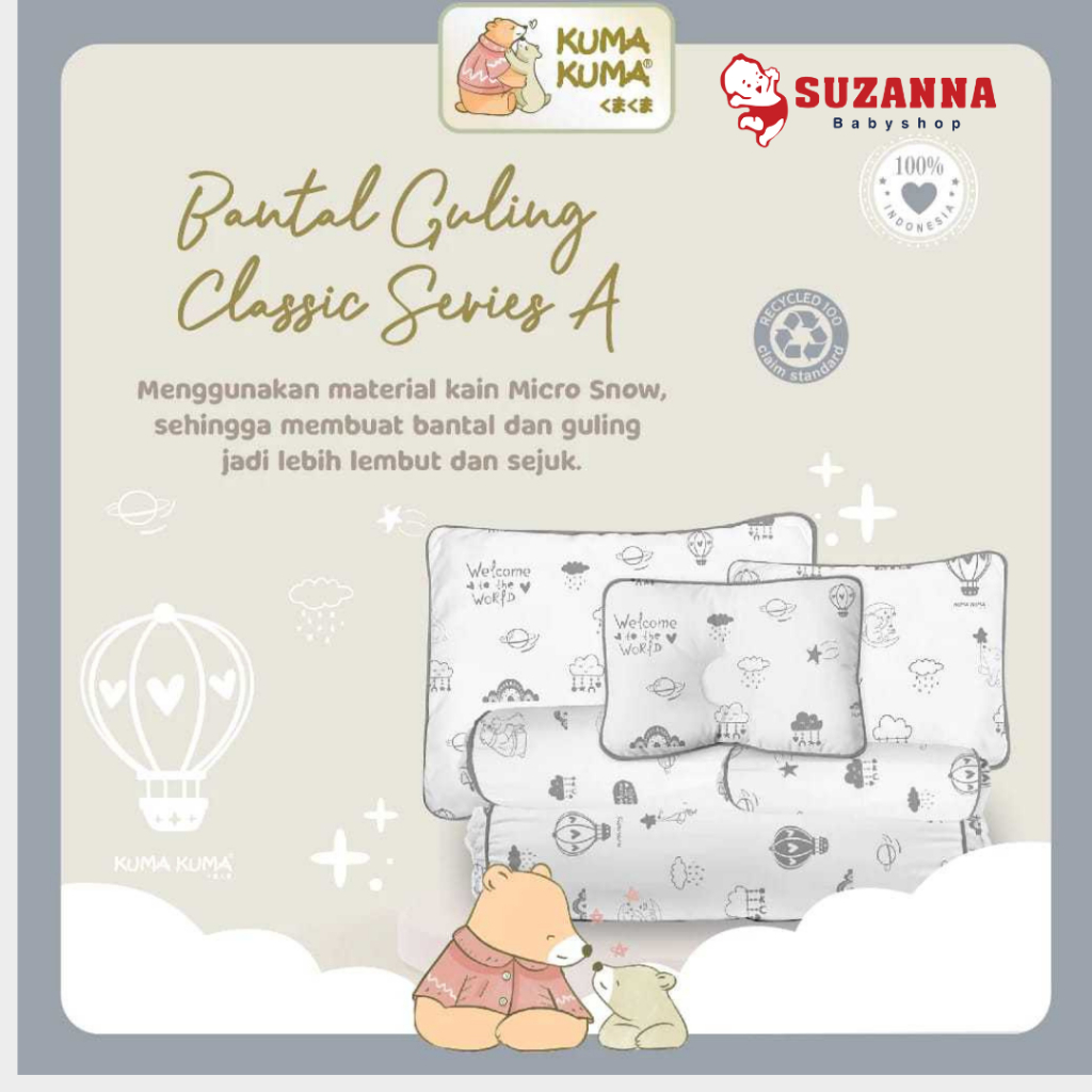Kuma Kuma Bantal Anak - Bantal Guling