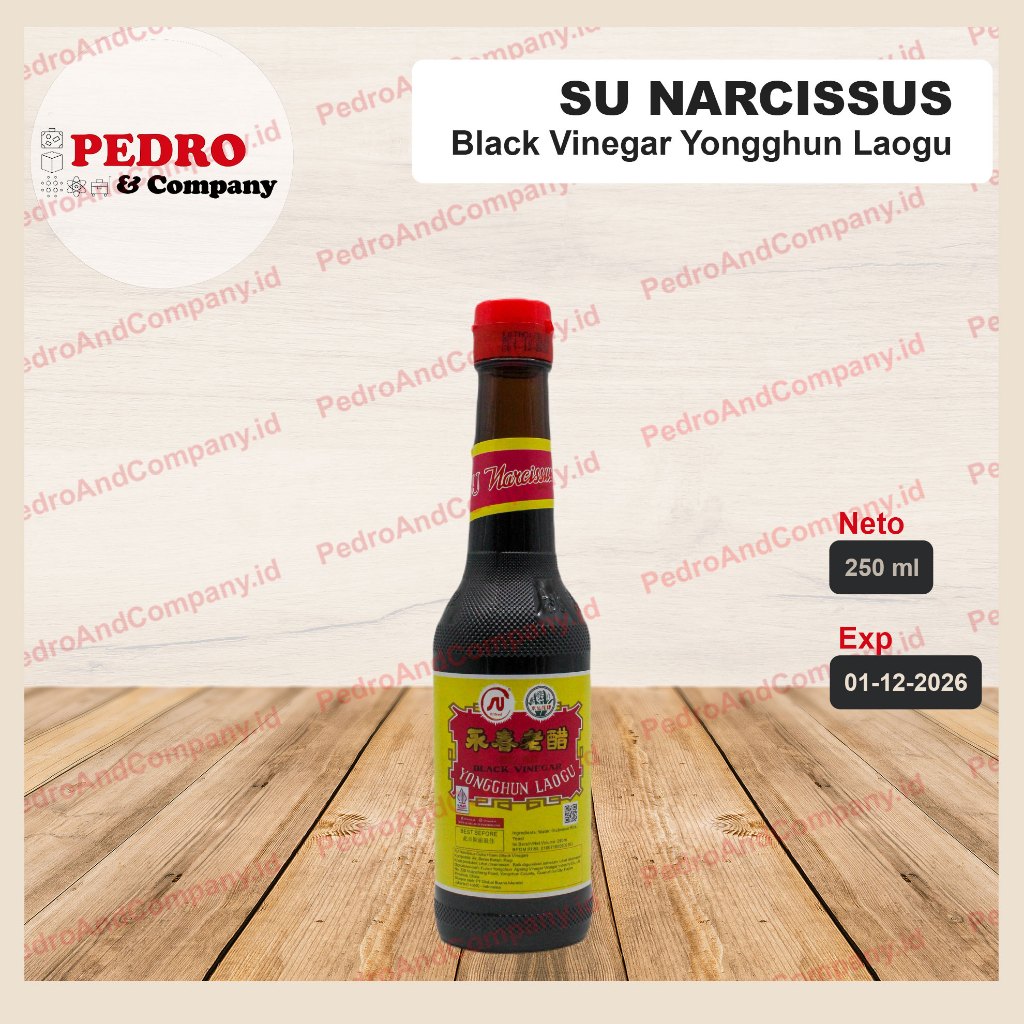 

Yong ghun lao gun black vinegar 250ml - narcissus cuka hitam item untuk masak