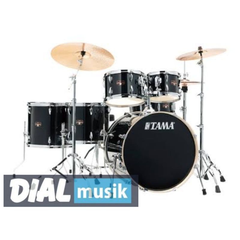 Tama Imperial Star IP62H6W-HBK / Hairline Black / Drum Set 6 Piece Tanpa Cymbal