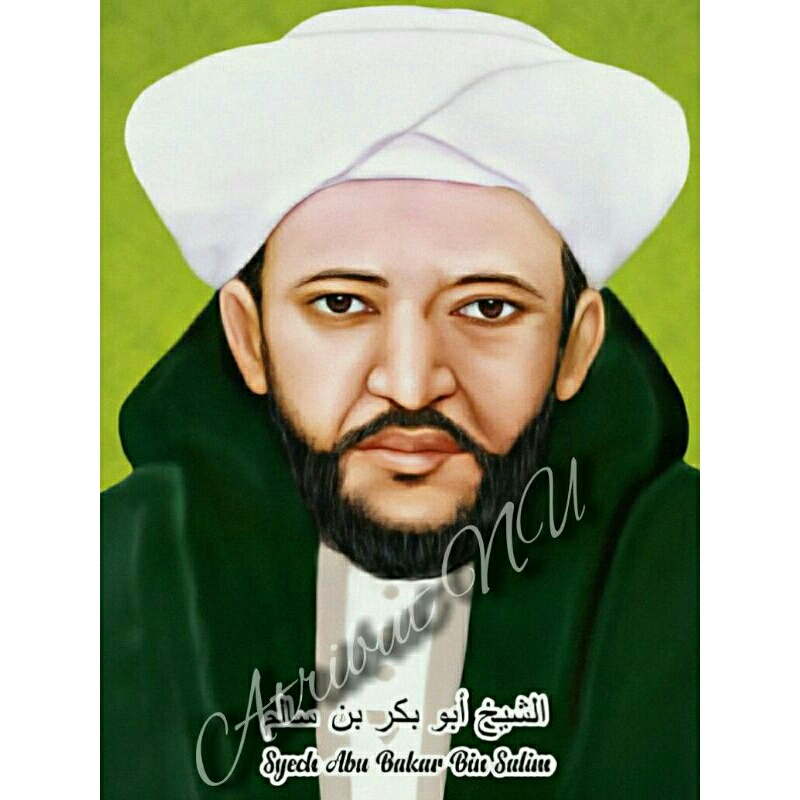 Poster/foto Syekh Abu Bakar bin Salim