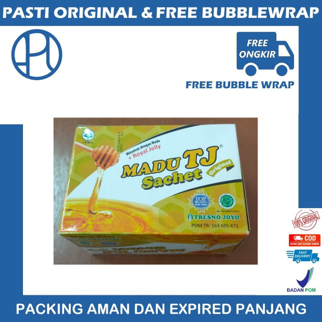 

MADU TJ ORIGINAL BOX ISI 12 SACHET