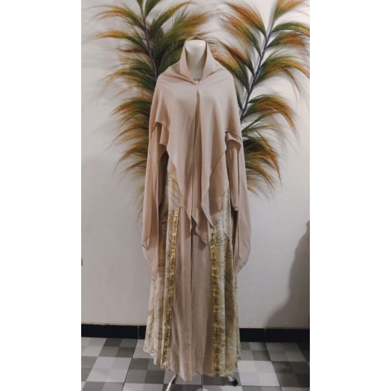GAMIS HIJAB (SATU SET) SYAR'I WANITA MUSLIMAH AL GIBRAN