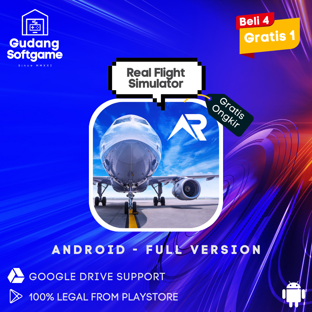Real Flight Simulator Game Premium Android Simulator - OBB APK Mod Full Version