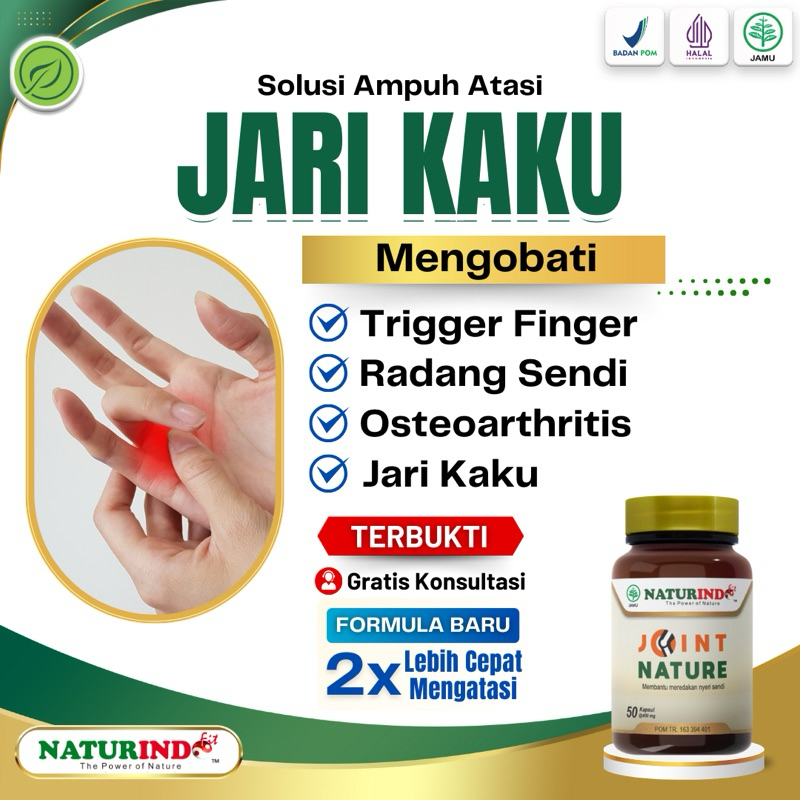 Obat Jari Tangan Kaku Trigger Finger Pengapuran Tulang Nyeri Sendi Sakit Bengkak