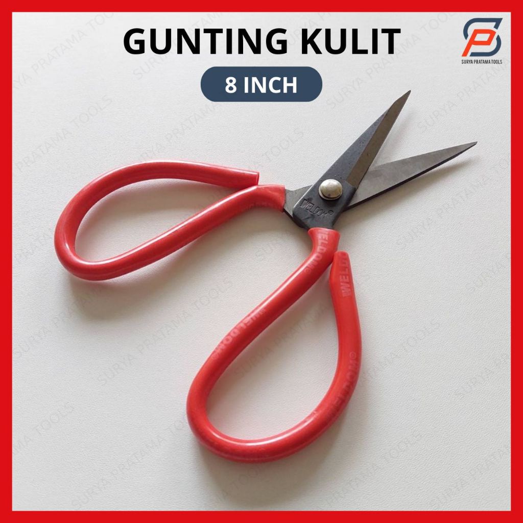 

Gunting Kulit 8" / Gunting Seng / Gunting Kain Kertas / Gunting Kodok 8" Inch Inci