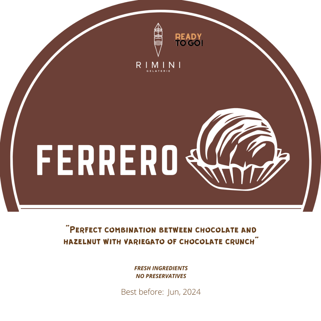 

Rimini Gelaterie - Authentic Italian Gelato in Jar