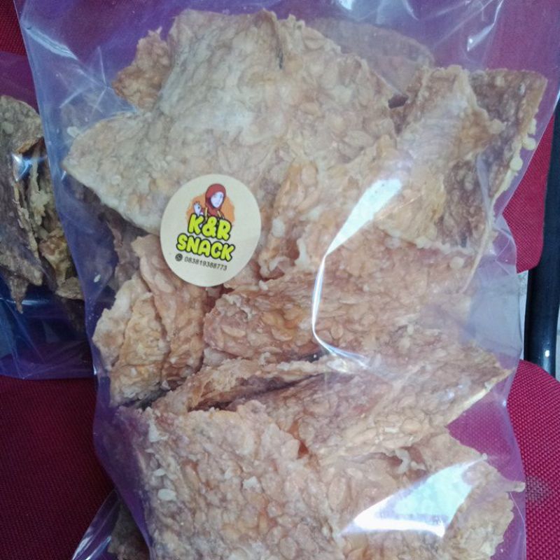 

keripik tempe kemasan ekonomis dan murah