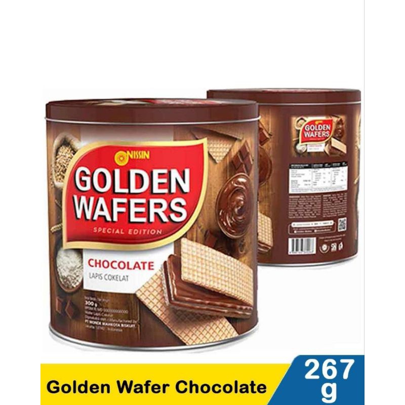 

NISSIN GOLDEN WAFER CHOCOLATE 267G