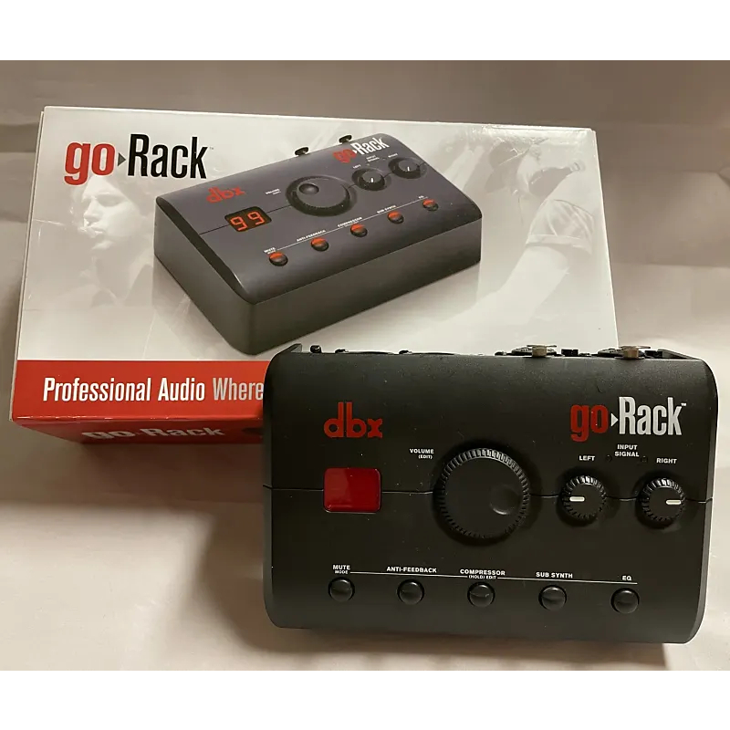 DBX Gorack Anti Feedback DBX Go Rack Performance Processor Audio