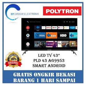 POLYTRON TV LED 43AG9953 TV 43 INCH SMART ANDROID