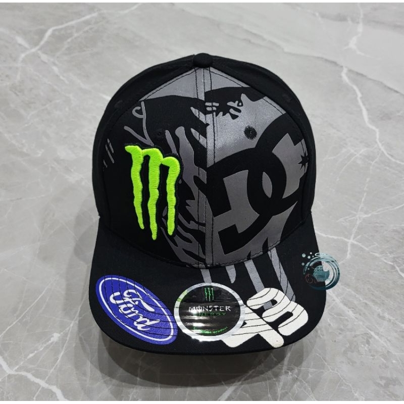 Topi Monster Fox Energy [ Bordir + Full Print ] Original Import